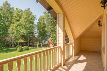 Фото номера Двухместный номер с 1 кроватью и балконом Гостевой дом Ungurmalas Guest House г. Auciems 4