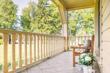 Фото номера Двухместный номер с 1 кроватью и балконом Гостевой дом Ungurmalas Guest House г. Auciems 10